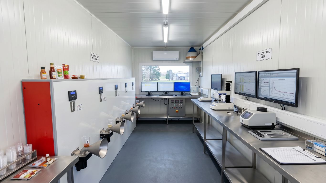 Laboratoire modulaire alimentaire